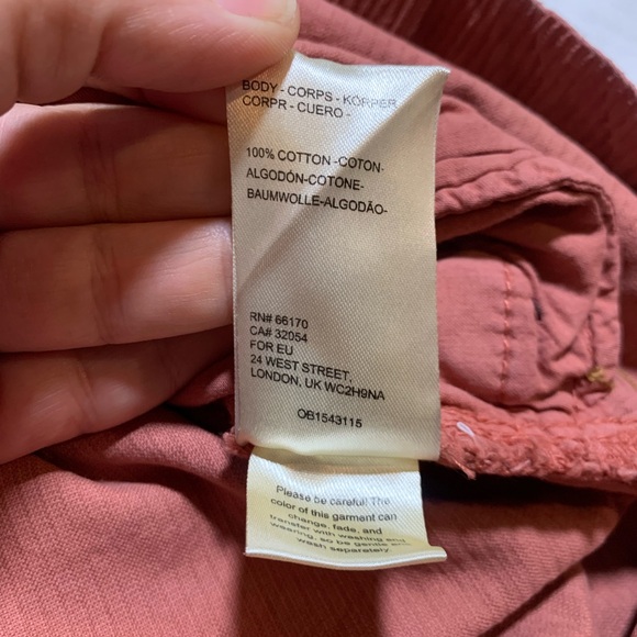 Free People Ray Myrrh Corduroy button down skirt. Size 2. - Picture 8 of 8